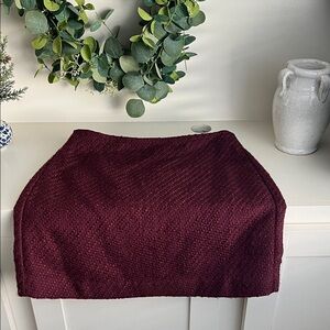 Burgundy Knit Skirt